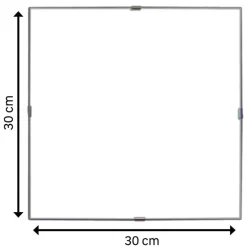 CORNICE A GIORNO 30 X 30CM IN CRILEX CORNICI PORTAFOTO PUZZLE POSTER FOTO STAMPE