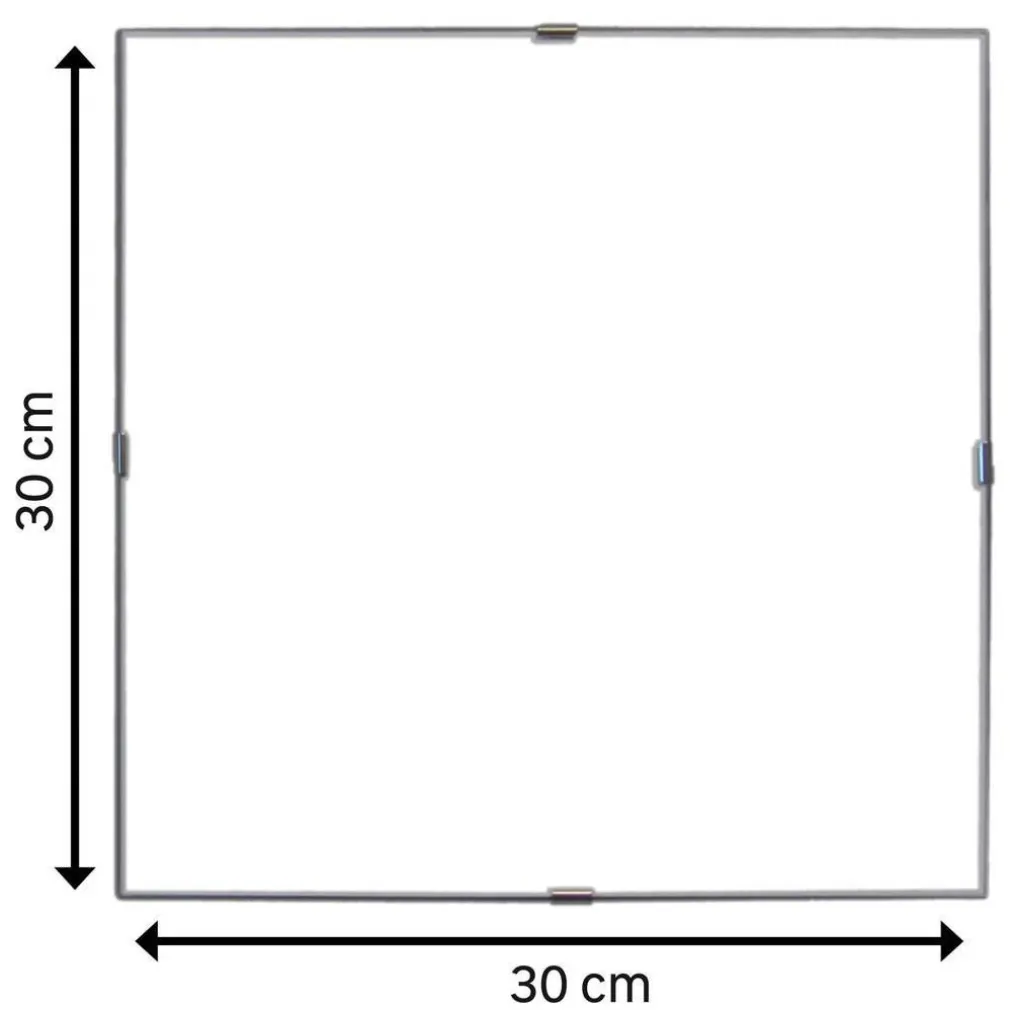 CORNICE A GIORNO 30 X 30CM IN CRILEX CORNICI PORTAFOTO PUZZLE POSTER FOTO STAMPE