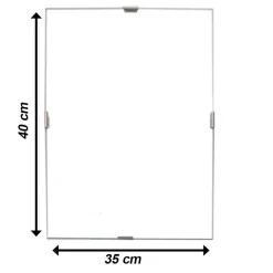 CORNICE A GIORNO 35 X 40CM IN CRILEX CORNICI PORTAFOTO PUZZLE POSTER FOTO STAMPE