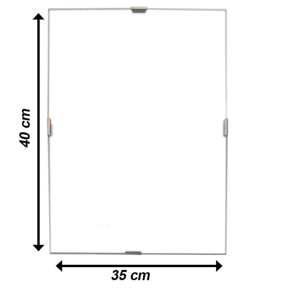 CORNICE A GIORNO 35 X 40CM IN CRILEX CORNICI PORTAFOTO PUZZLE POSTER FOTO STAMPE
