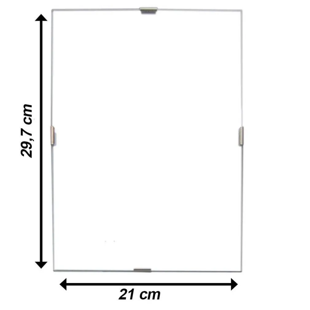 CORNICE A GIORNO 21X29,7CM A4 CRILEX CORNICI PORTAFOTO PUZZLE POSTER FOTO STAMPE