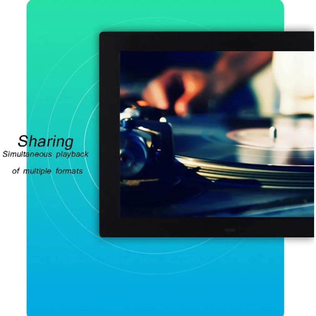 CORNICE DIGITALE 7" USB FOTO VIDEO MP3 JPG SD AVI CARD TELECOMANDO WIDE SCREEN