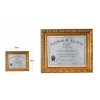 CORNICE PER FOTO CERTIFICATI QUADRI TELE DIMENSIONI A4 20 X 30 CM DORATO