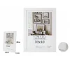 CORNICE PER FOTO FOTOGRAFIE QUADRI TELE POSTER PORTAFOTO 30 X 40 CM BIANCA 63151