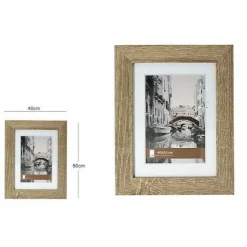 CORNICE PER FOTO FOTOGRAFIE QUADRI TELE DIMENSIONI 40 X 50 CM LEGNO 64636