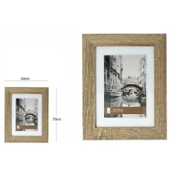 CORNICE PER FOTO FOTOGRAFIE QUADRI TELE DIMENSIONI 50 X 70 CM LEGNO 64635