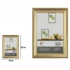 CORNICE PER FOTO FOTOGRAFIE QUADRI TELE DIMENSIONI 50 X 60 CM DORATA