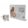 CORNICE PORTAFOTO PORTA FOTO FOTOGRAFIE ACRILICO ORIZZONTALE STAND 15X20CM 70329