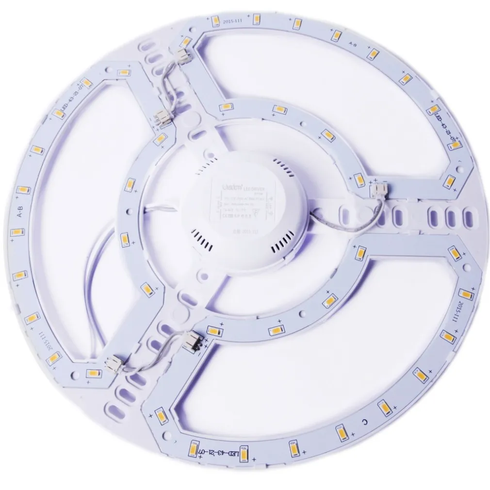 CORONA LED SMD 5630 WISDOM DA 21W LUCE BIANCO FREDDO E CALDO CON DRIVER
