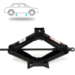 CRIC CRICK A PANTOGRAFO MANOVELLA SOLLEVATORE MANUALE 1 TON AUTO RUOTE 1000 KG