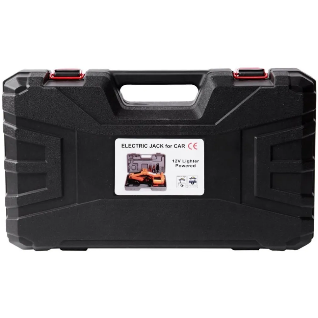 CRICK ELETTRICO SOLLEVATORE CRIC PANTOGRAFO SOLLEVAMENTO AUTO 2 TON 2000Kg 12V