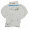 CUFFIA ASCIUGA CAPELLI ASCIUGAMANO DOCCIA MORBIDO ASSORBENTE FIOCCO BIANCO 79624