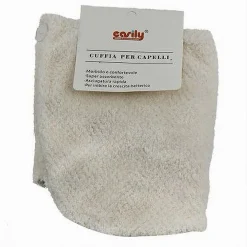 CUFFIA ASCIUGAMANO ASSORBENTE SHAMPOO BAGNO DOCCIA ASCIUGA CAPELLI BEIGE 69608