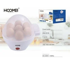 CUOCI UOVA ELETTRICO 7 UOVA EGG 350W BOLLITORE UOVA SODE CUCINA CUOCIUOVA 5316