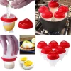 CUOCI UOVA IN SILICONE SENZA GUSCIO 6 PZ UOVO SODO FRITTATA OMELETTE EGGLETTES