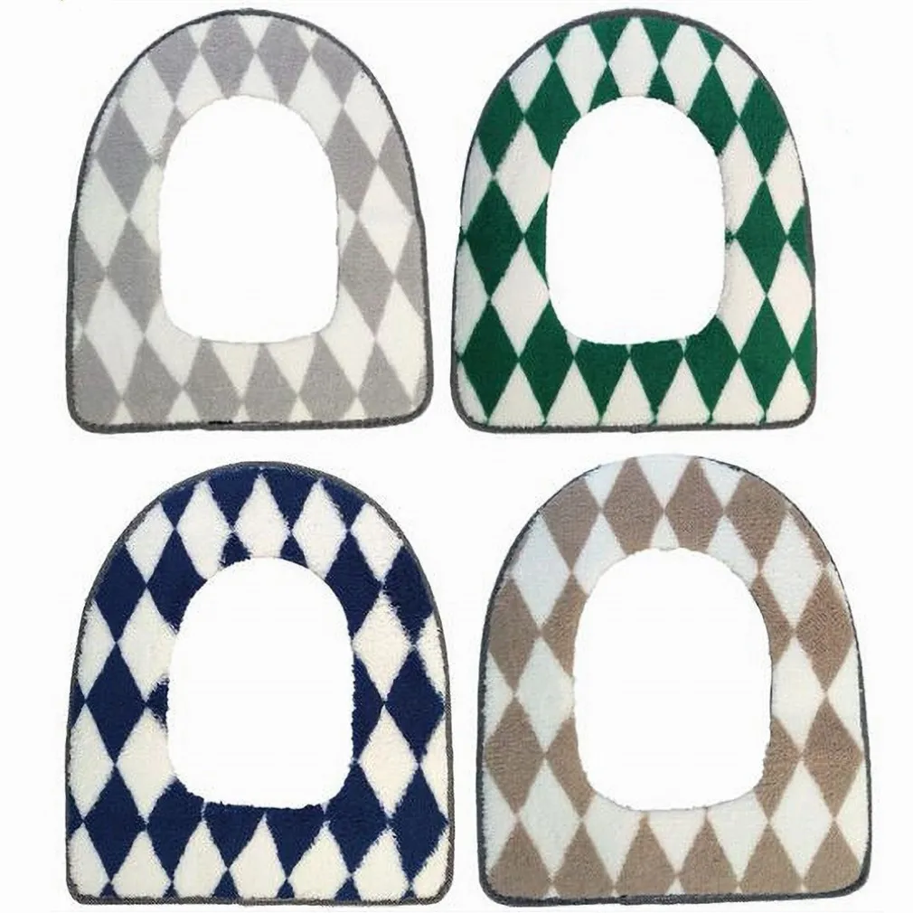 CUSCINO COPRI WATER SEDUTA COPERTURA MORBIDA WC FANTASIA ROMBI COLORATO 87202