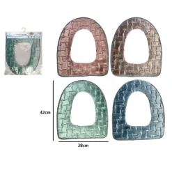 CUSCINO COPRISEDILE PER WATER SEDUTA COPERTURA MORBIDA WC IN VARI COLORI 87204