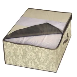 CUSTODIA COPERTE IN TNT TRAMA DAMASCATA 60 X 46 X 26 CM SISTEMI SALVASPAZIO