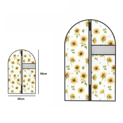 CUSTODIA COPRIABITO IMPERMEABILE PORTA ABITO VESTITO GIACCA VIAGGIO 60x90 CM