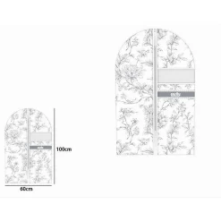 CUSTODIA COPRIABITO PORTA ABITO VESTITO GIACCA VIAGGI 60 X 100 CM FANTASIA 87327