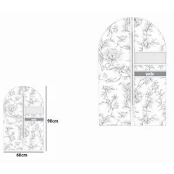 CUSTODIA COPRIABITO PORTA ABITO VESTITO GIACCA VIAGGI 60 X 90 CM FANTASIA 87326