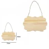 DECORAZIONE IN LEGNO 15 X 10 CM DECOUPAGE DA APPENDERE CON CORDA INSEGNA 74205A