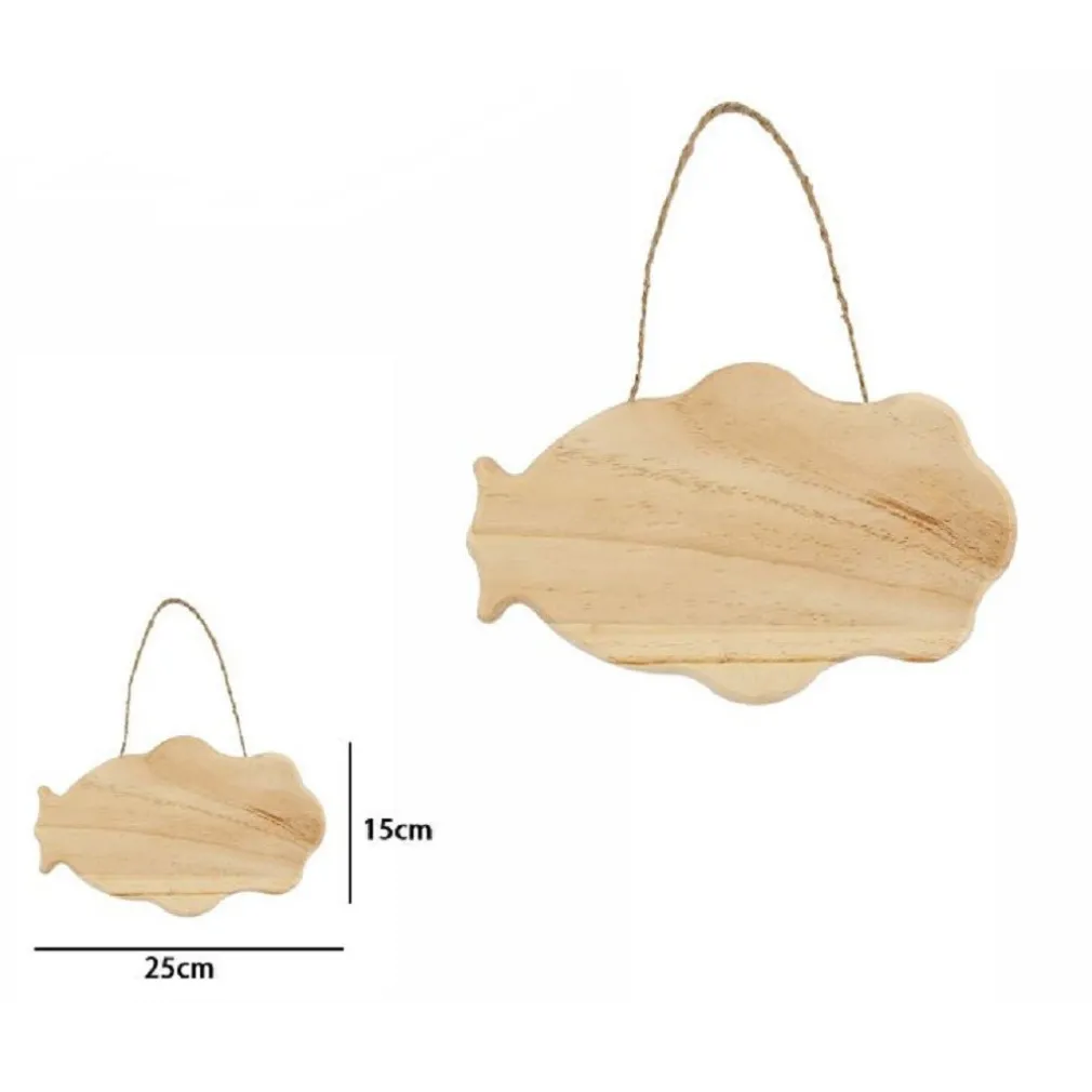 DECORAZIONE IN LEGNO DECOUPAGE 25 X 15 CM DA APPENDERE CON CORDA INSEGNA 74210A
