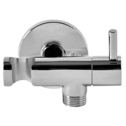 DEVIATORE CON SUPPORTO IN OTTONE PER RUBINETTO ACCESSORIO BAGNO DOCCIA CROMATO TONDO 59505