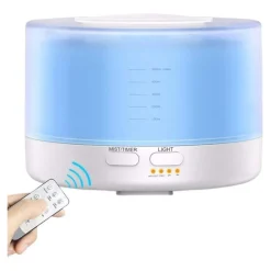 DIFFUSORE AROMI 4IN1 UMIDIFICATORE BIANCO AMBIENTE RGB AROMATERAPIA ULTRASUONI