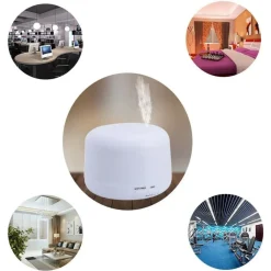 DIFFUSORE AROMI 300ML UMIDIFICATORE LAMPADA FRAGRANZA CON TELECOMANDO PROFUMATORE