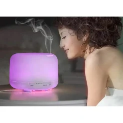 DIFFUSORE AROMI 300ML UMIDIFICATORE LAMPADA FRAGRANZA CON TELECOMANDO PROFUMATORE