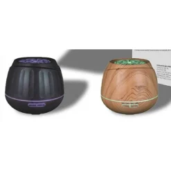 DIFFUSORE AROMI UMIDIFICATORE ULTRASUONI 500ML 12W AROMATERAPIA COLORE LED LUCE TX-8362