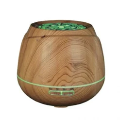 DIFFUSORE AROMI UMIDIFICATORE ULTRASUONI 500ML 12W AROMATERAPIA COLORE LED LUCE TX-8362