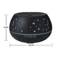 DIFFUSORE AROMI UMIDIFICATORE ULTRASUONI 500ML 8W AROMATERAPIA OLI ESSENZIALI TX-8360