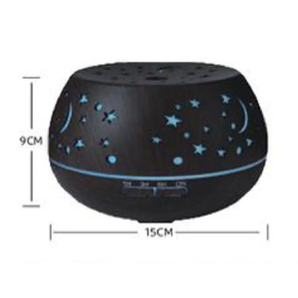 DIFFUSORE AROMI UMIDIFICATORE ULTRASUONI 500ML 8W AROMATERAPIA OLI ESSENZIALI TX-8360