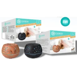 DIFFUSORE AROMI UMIDIFICATORE ULTRASUONI 500ML 8W AROMATERAPIA OLI ESSENZIALI TX-8360