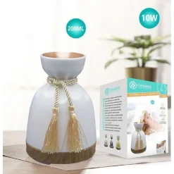 DIFFUSORE AROMI UMIDIFICATORE ULTRASUONI SERBATOIO 200ML 10W AROMATERAPIA TX-8364