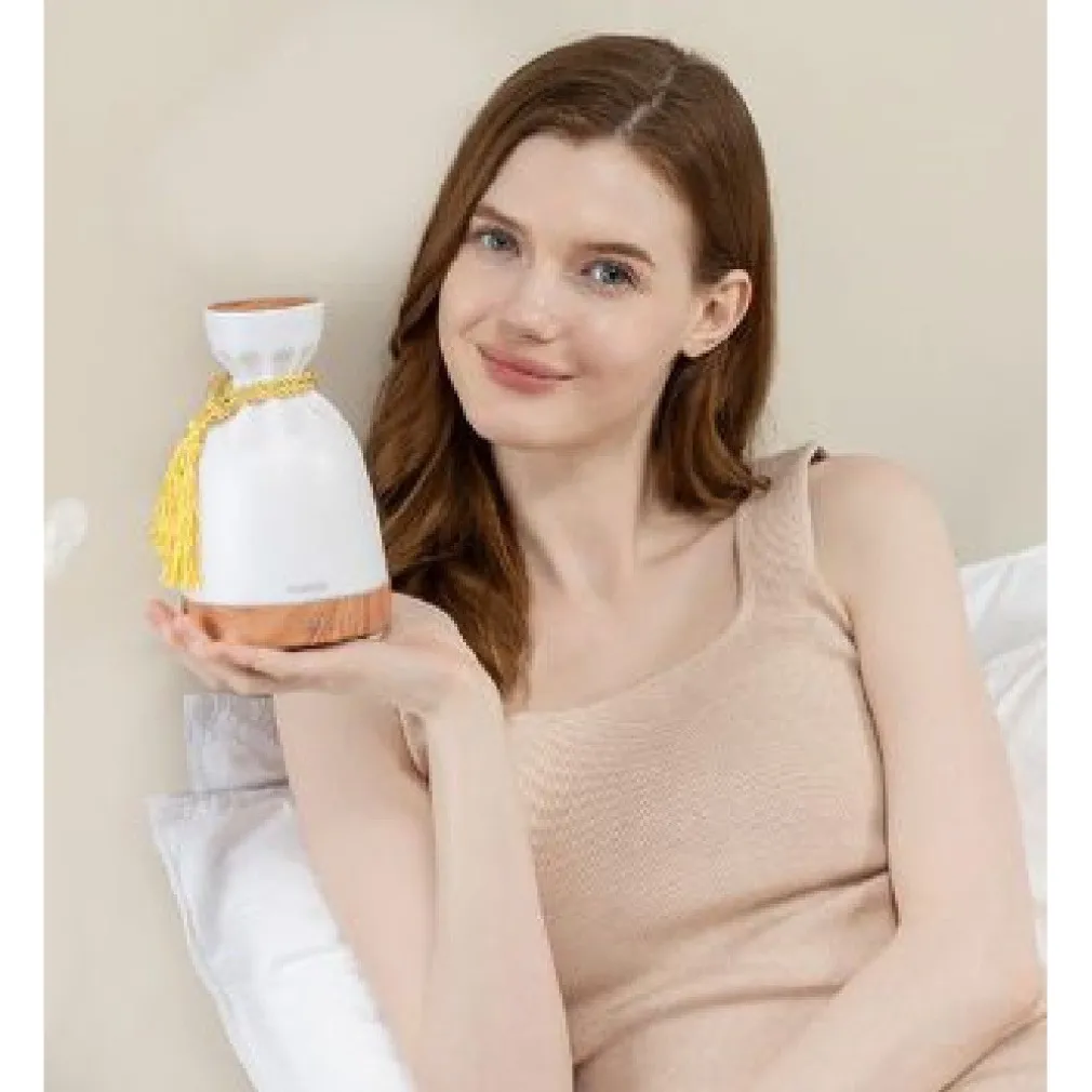 DIFFUSORE AROMI UMIDIFICATORE ULTRASUONI SERBATOIO 200ML 10W AROMATERAPIA TX-8364