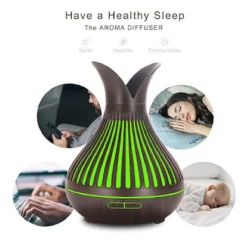 DIFFUSORE AROMI UMIDIFICATORE ULTRASUONI 500ML 8W AROMATERAPIA ELETTRICO TX-8359