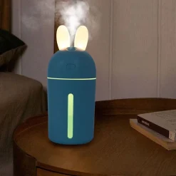 DIFFUSORE AROMI UMIDIFICATORE 35ML/H USB LUCE NOTTURNA AUTO CASA BUNNY NY-3010