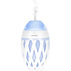 DIFFUSORE DI ESSENZE PROFUMATE A ULTRASUONI 7 LUCI LED USB Ø11CM H18CM PER CROMOTERAPIA