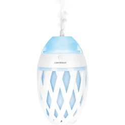 DIFFUSORE DI ESSENZE PROFUMATE A ULTRASUONI 7 LUCI LED USB Ø11CM H18CM PER CROMOTERAPIA