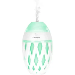 DIFFUSORE DI ESSENZE PROFUMATE A ULTRASUONI 7 LUCI LED USB Ø11CM H18CM PER CROMOTERAPIA