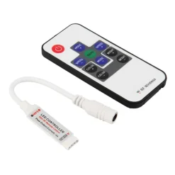 Dimmer Per Striscia Led RGB  Telecomando RF Wireless Controller Strip Light 12V