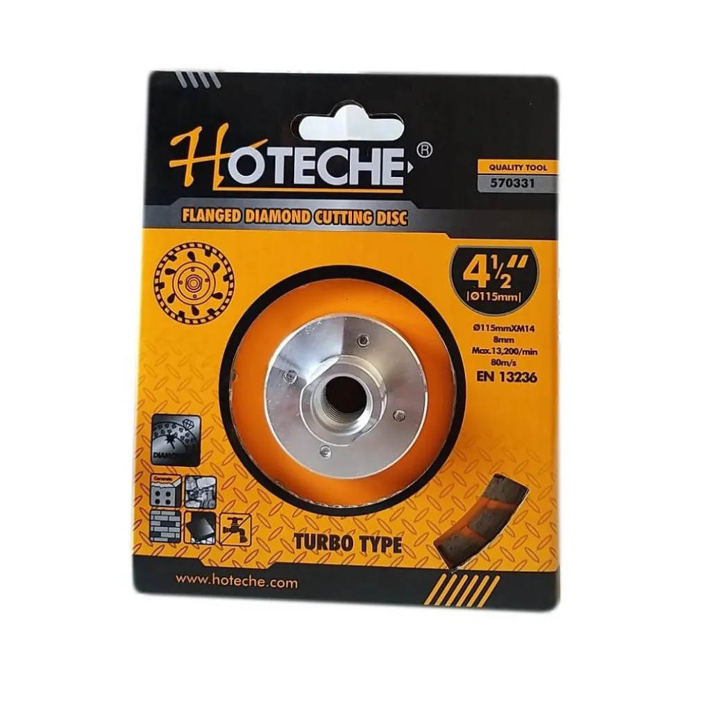 DISCO DIAMANTATO SEGMENTATO CEMENTO Ø11,5CM Ø115XM14 8MM SMERIGLIATRICE 570331