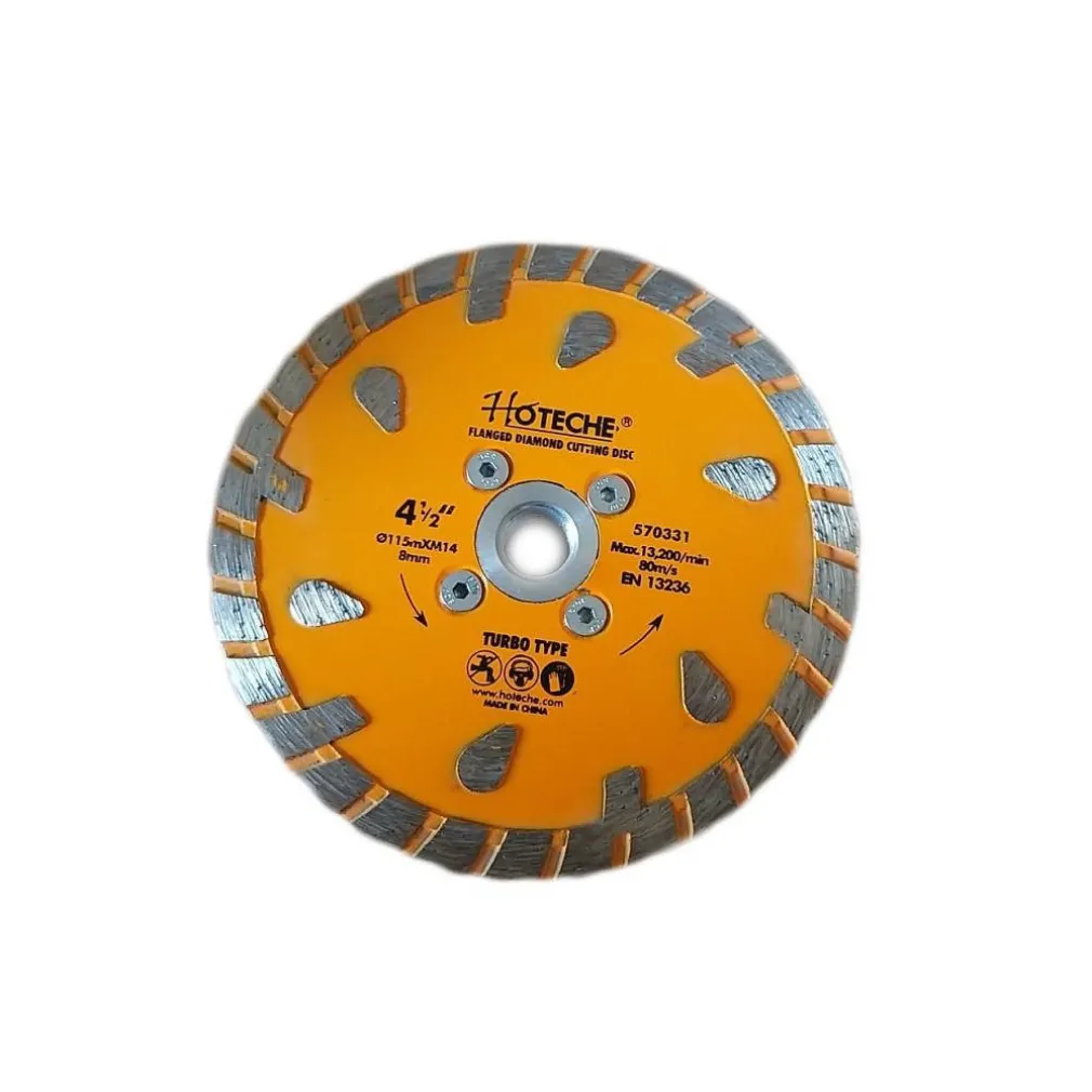 DISCO DIAMANTATO SEGMENTATO CEMENTO Ø11,5CM Ø115XM14 8MM SMERIGLIATRICE 570331