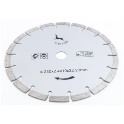 DISCO DIAMANTATO TAGLIO MARMO CEMENTO MATTONI PIETRA SEGA CIRCOLARE Ø230mm