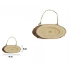 DISCO LEGNO NATURALE BASE TRONCO DECORATIVA ORNAMENTO DA APPENDERE 15X6CM 72101