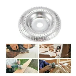 DISCO PER SMERIGLIATRICE ANGOLARE RASPA LEVIGATURA INTAGLIO LEGNO 125 MM 66014