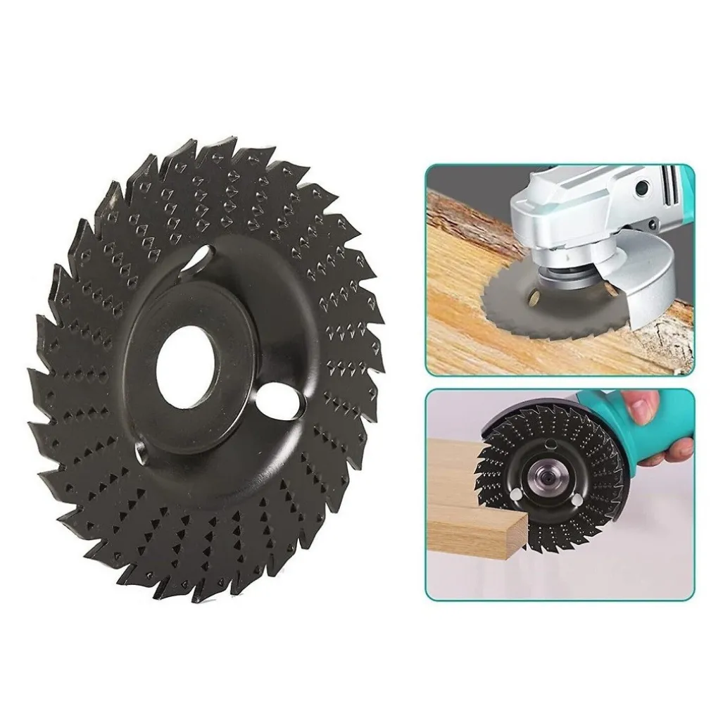 DISCO PER SMERIGLIATRICE ANGOLARE RASPA LEVIGATURA INTAGLIO LEGNO 125 MM 66016